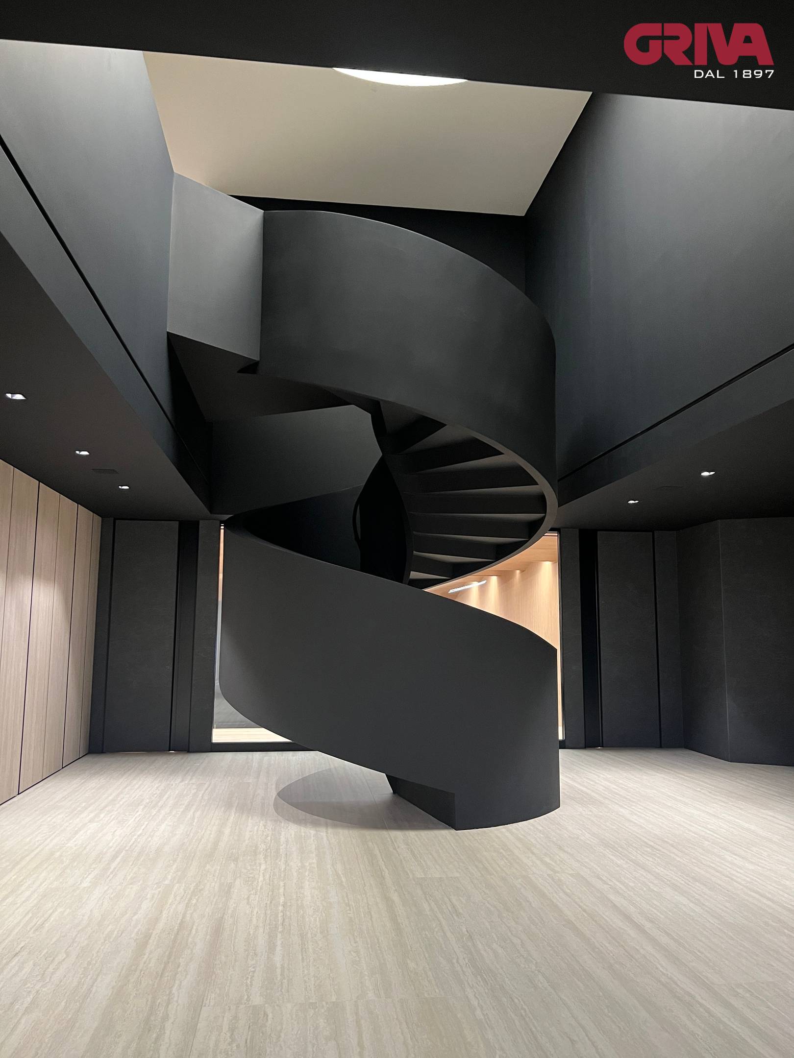 la scala a spirale di design